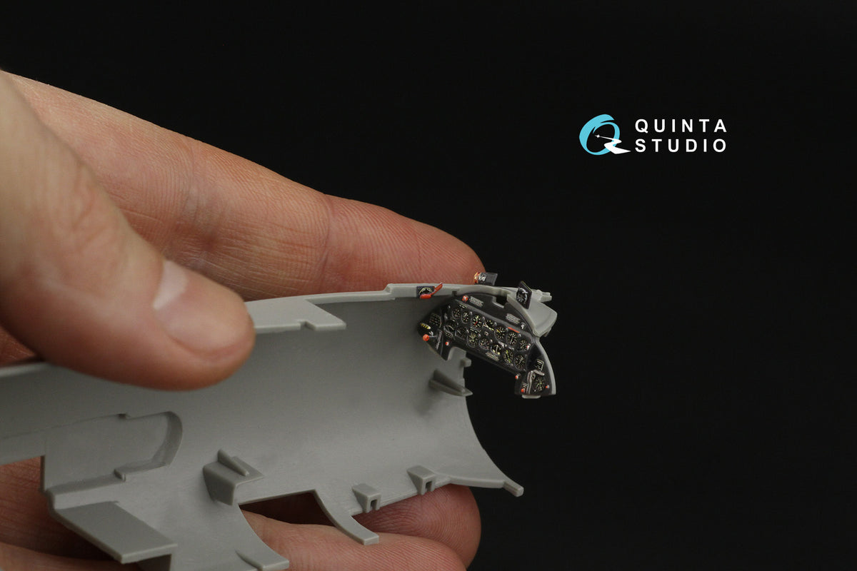 Grumman F9F-3 Panther 3D-Printed & coloured Interior on decal paper (designed to be used with Trumpeter kits)