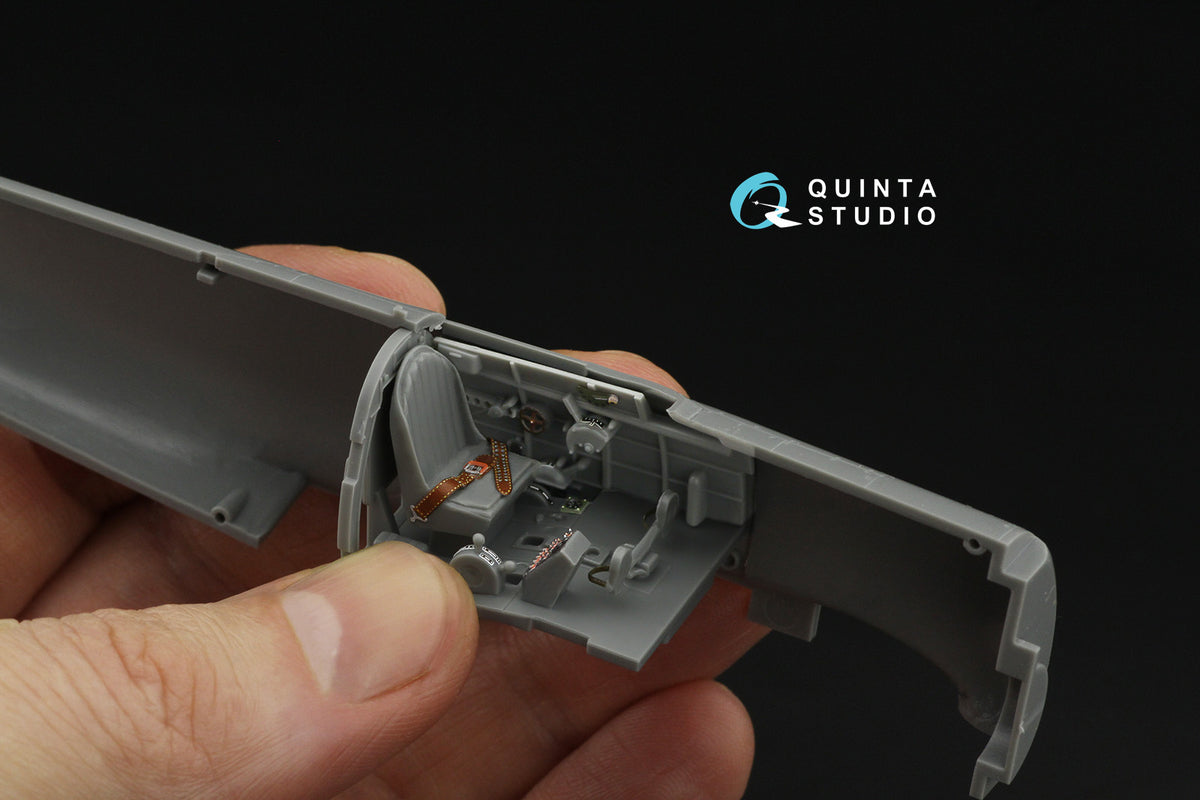 Nakajima Ki-84 Hayate 3D-Printed & coloured Interior on decal paper (designed to be used with Hasegawa kits)