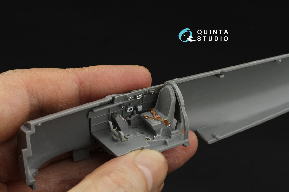Nakajima Ki-84 Hayate 3D-Printed & coloured Interior on decal paper (designed to be used with Hasegawa kits)