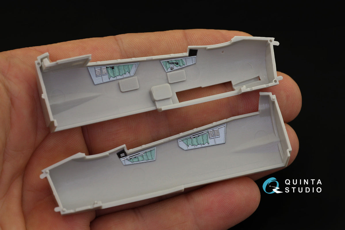 Grumman F-14A Tomcat 3D-Printed coloured Interior on decal paper (designed to be used with Hasegawa kits)