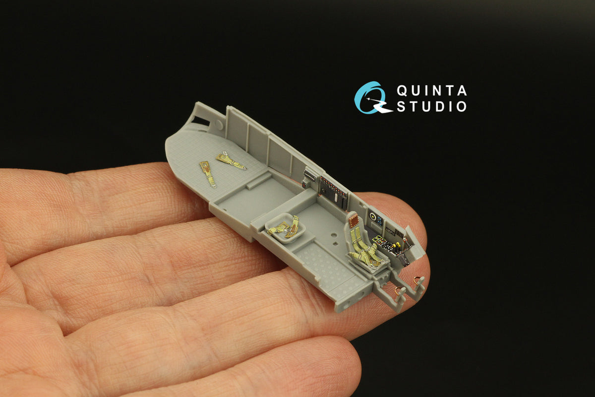 Focke-Wulf Fw-189A-1 3D-Printed coloured Interior on decal paper (designed to be used with ICM UA UK kits)
