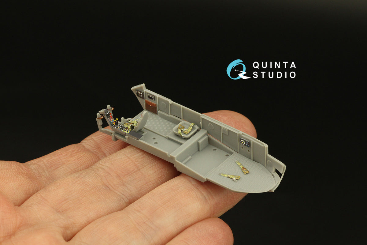 Focke-Wulf Fw-189A-1 3D-Printed coloured Interior on decal paper (designed to be used with ICM UA UK kits)