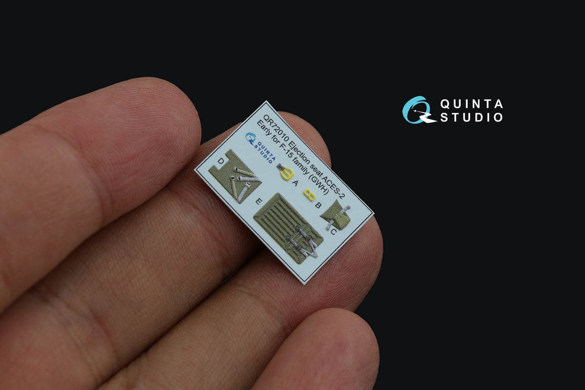 McDonnell F-15C Eagle 3D-Printed coloured Interior on decal paper (designed to be used with Great Wall Hobby kits)