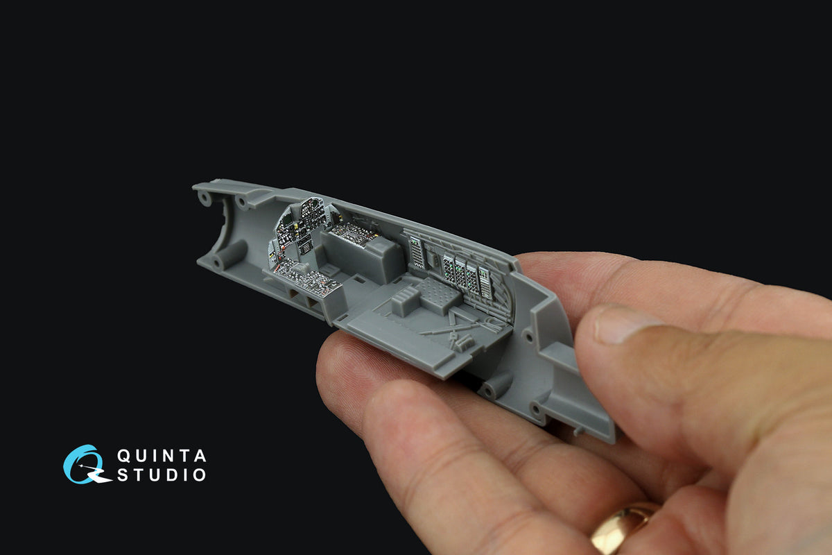 McDonnell F-15C Eagle 3D-Printed coloured Interior on decal paper (designed to be used with Great Wall Hobby kits)
