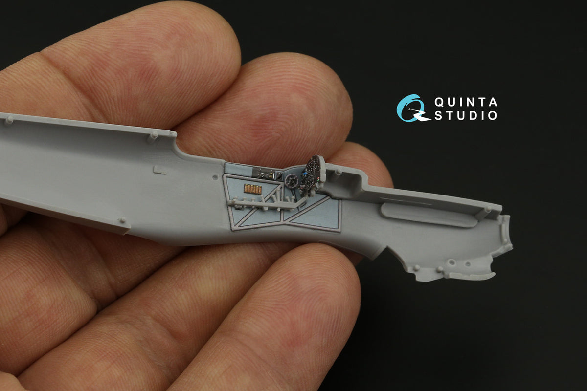 Yakovlev Yak-1B 3D-Printed coloured Interior on decal paper (designed to be used with Arma Hobby kits)