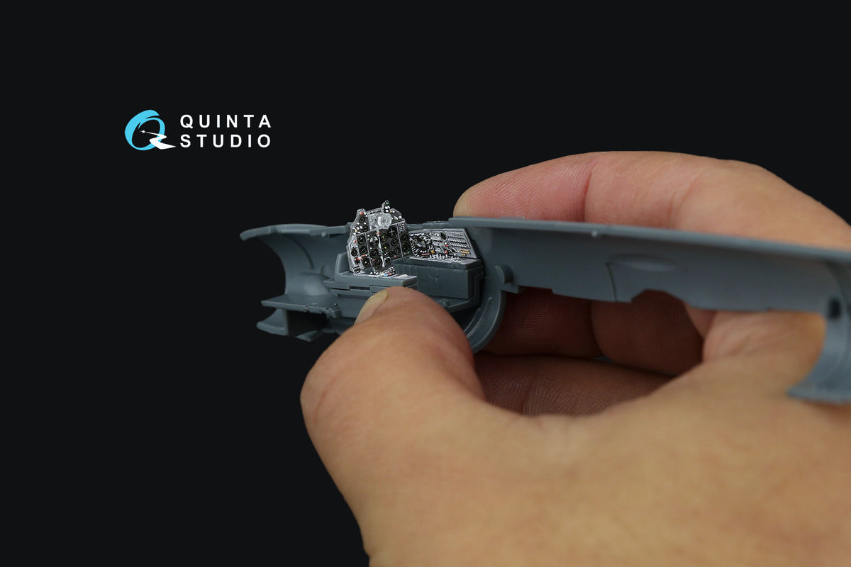 Mikoyan MiG-21PFM Gray panels 3D-Printed coloured Interior on decal paper (designed to be used with Eduard kits)