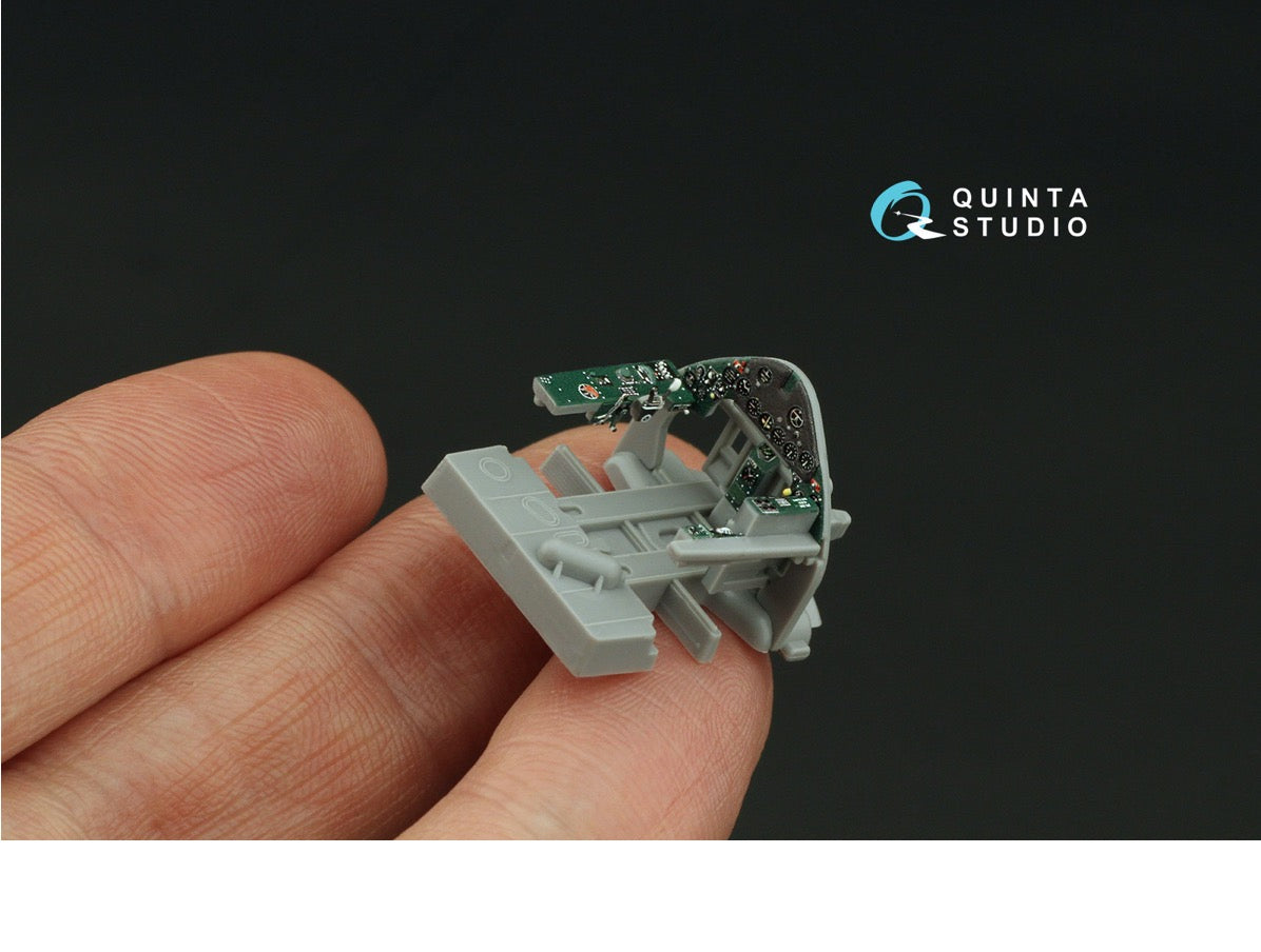 Grumman F4F-4 Wildcat 3D-Printed coloured Interior on decal paper (designed to be used with Arma Hobby kits)