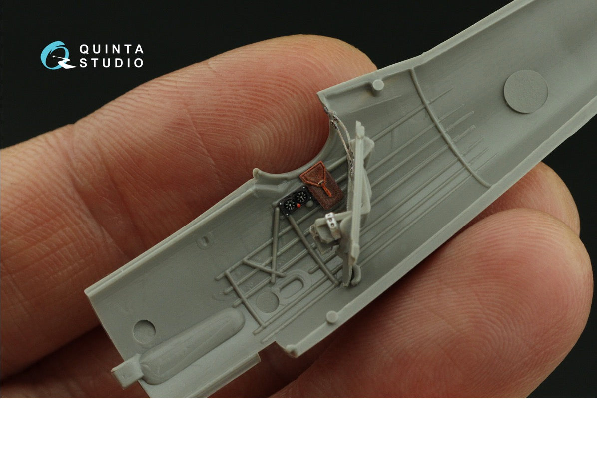 PZL P.7a 3D-Printed coloured Interior on decal paper (designed to be used with Arma Hobby kits)