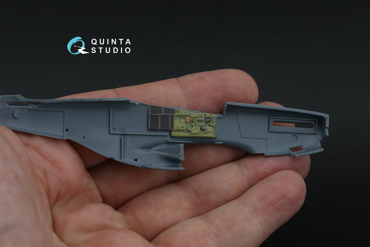 North-American P-51D Mustang Early 3D-Printed coloured Interior on decal paper (designed to be used with Eduard kits)