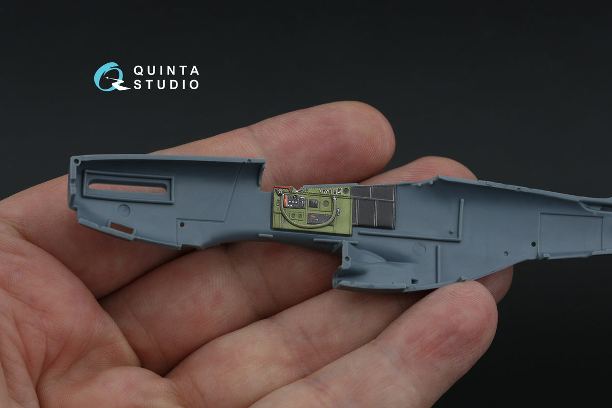 North-American P-51D Mustang Early 3D-Printed coloured Interior on decal paper (designed to be used with Eduard kits)