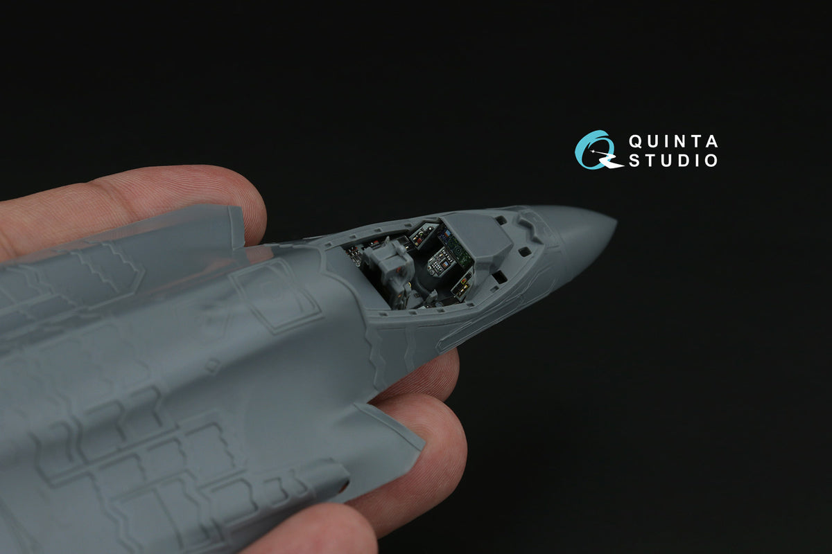 Lockheed-Martin F-35C Lighting II 3D-Printed & coloured Interior on decal paper (Italeri)