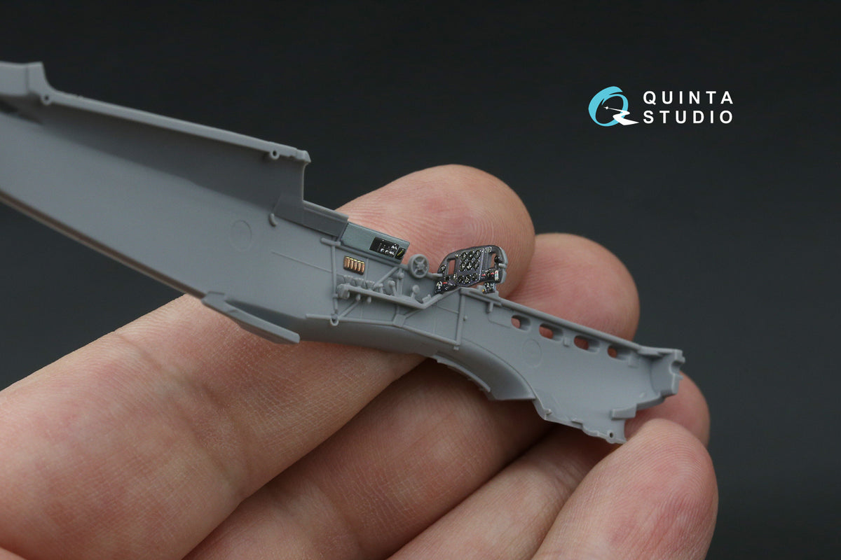 Yakovlev Yak-1 3D-Printed & coloured Interior on decal paper (designed to be used with Zvezda kits)