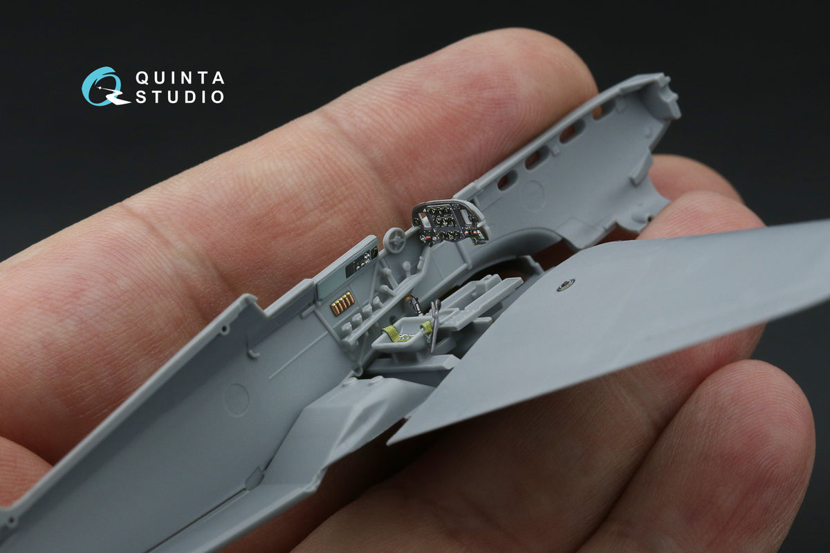 Yakovlev Yak-1 3D-Printed & coloured Interior on decal paper (designed to be used with Zvezda kits)