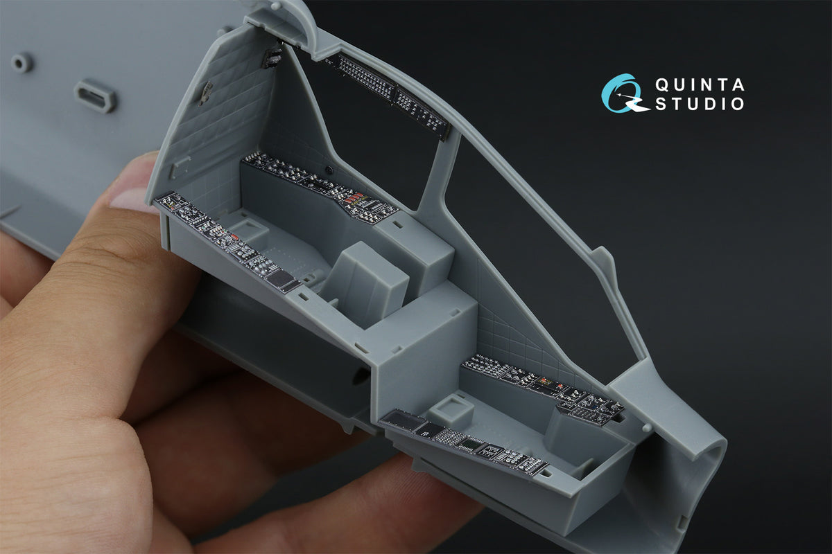 Bell/Boeing AH-64A Apache 3D-Printed coloured Interior on decal paper (designed to be used with Trumpeter kits) (Small version)