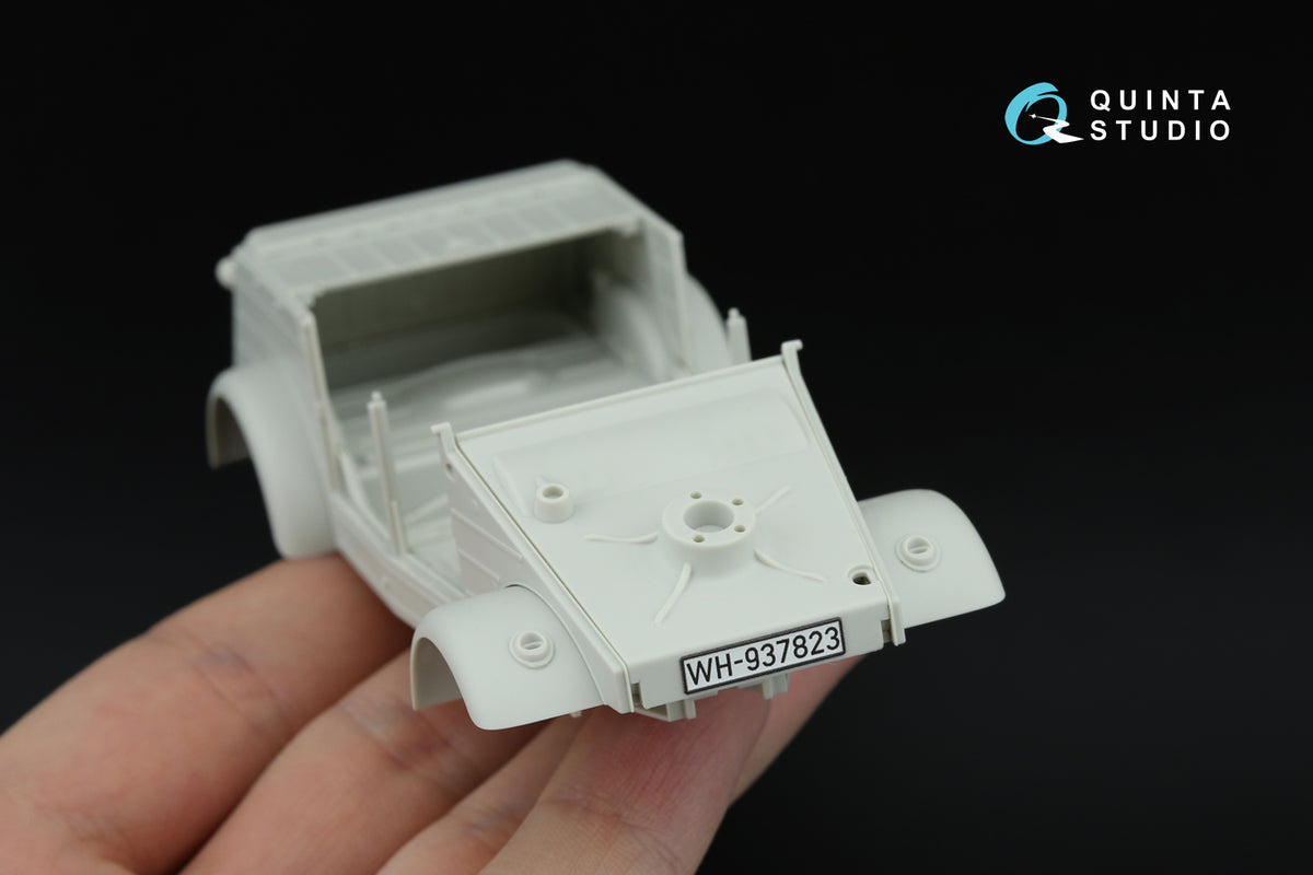 Kubelwagen Type 82 3D-Printed & coloured Interior on decal paper (Meng VS-016) (Small version)