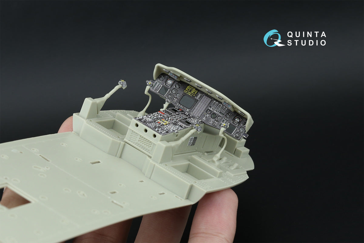 Sikorsky HH-60H Rescue Hawk 3D-Printed & coloured Interior on decal paper (designed to be used with Kitty Hawk Models kits) (Small version)