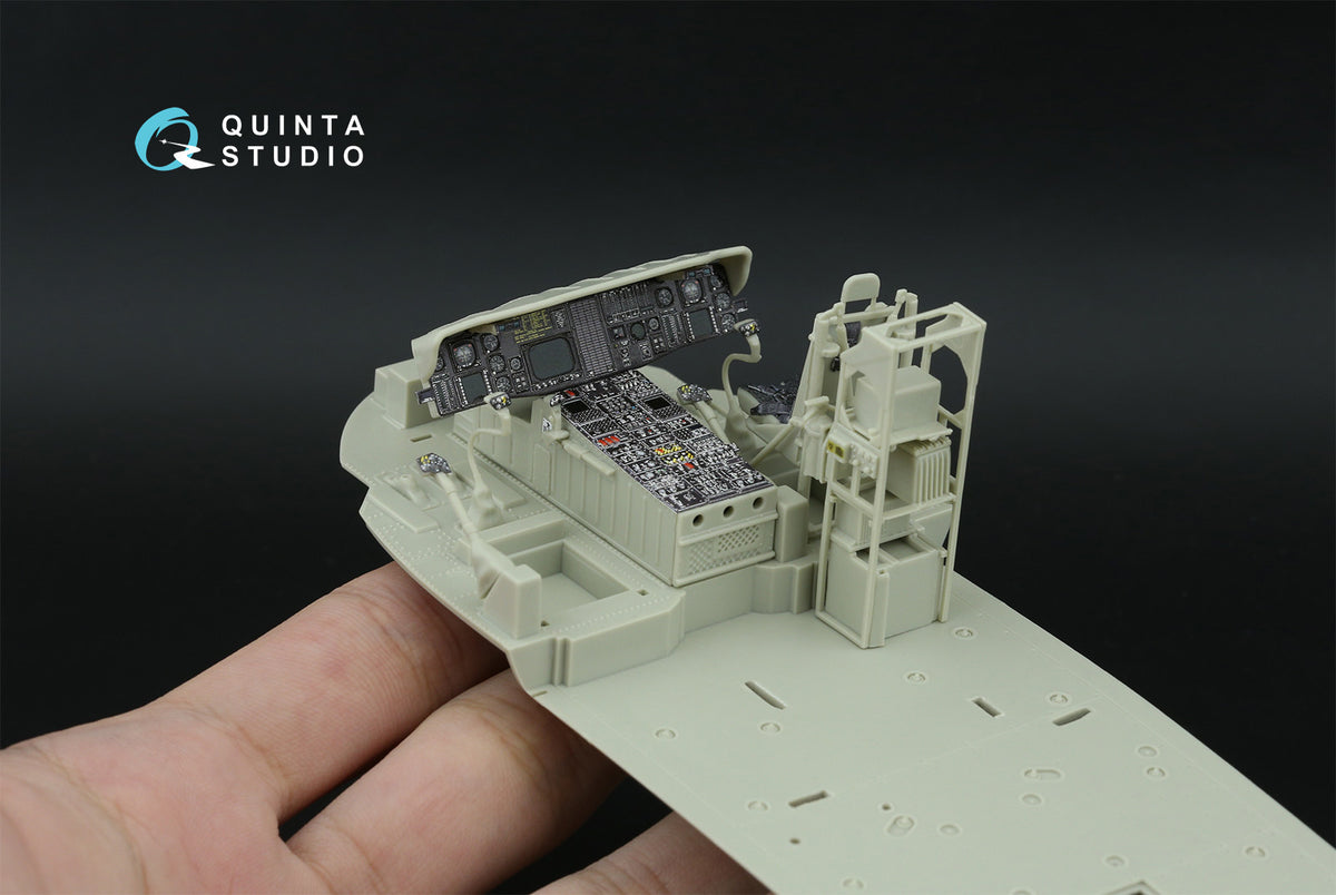 Sikorsky HH-60H Rescue Hawk 3D-Printed & coloured Interior on decal paper (designed to be used with Kitty Hawk Models kits) (Small version)