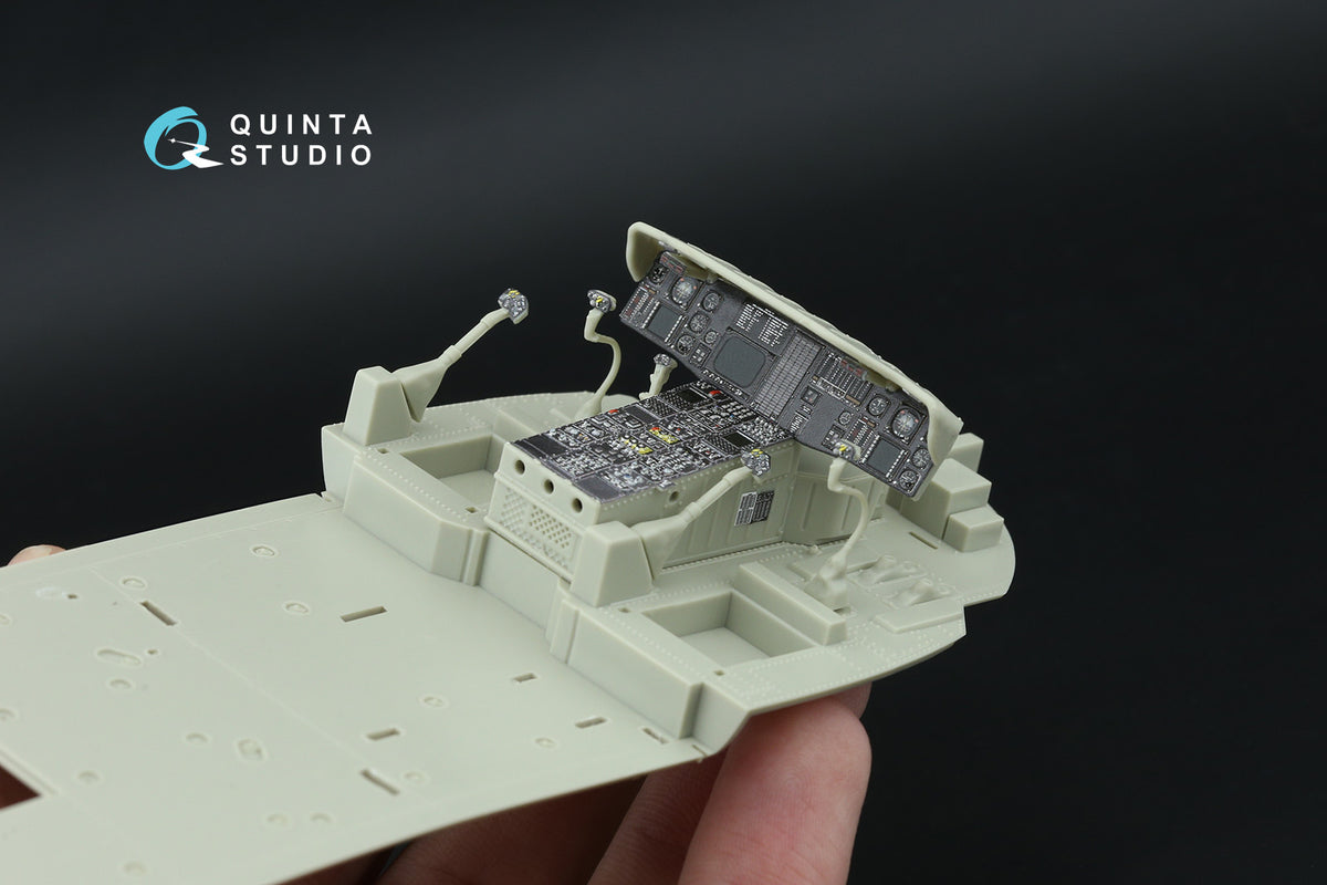 Sikorsky SH-60F Seahawk 3D-Printed & coloured Interior on decal paper (designed to be used with Kitty Hawk Models kits) (Small version)