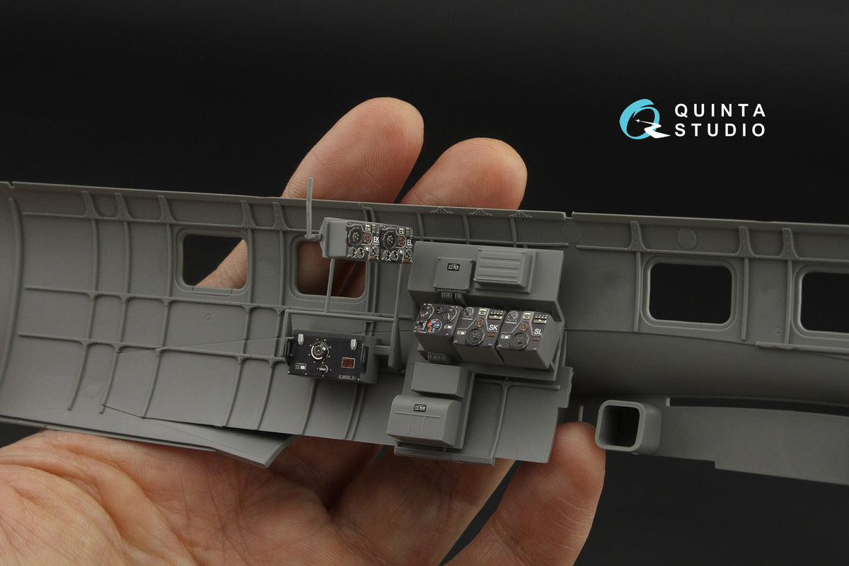 Heinkel He-111H-6 3D-Printed & coloured Interior on decal paper (designed to be used with Border Model kits) (Small version)