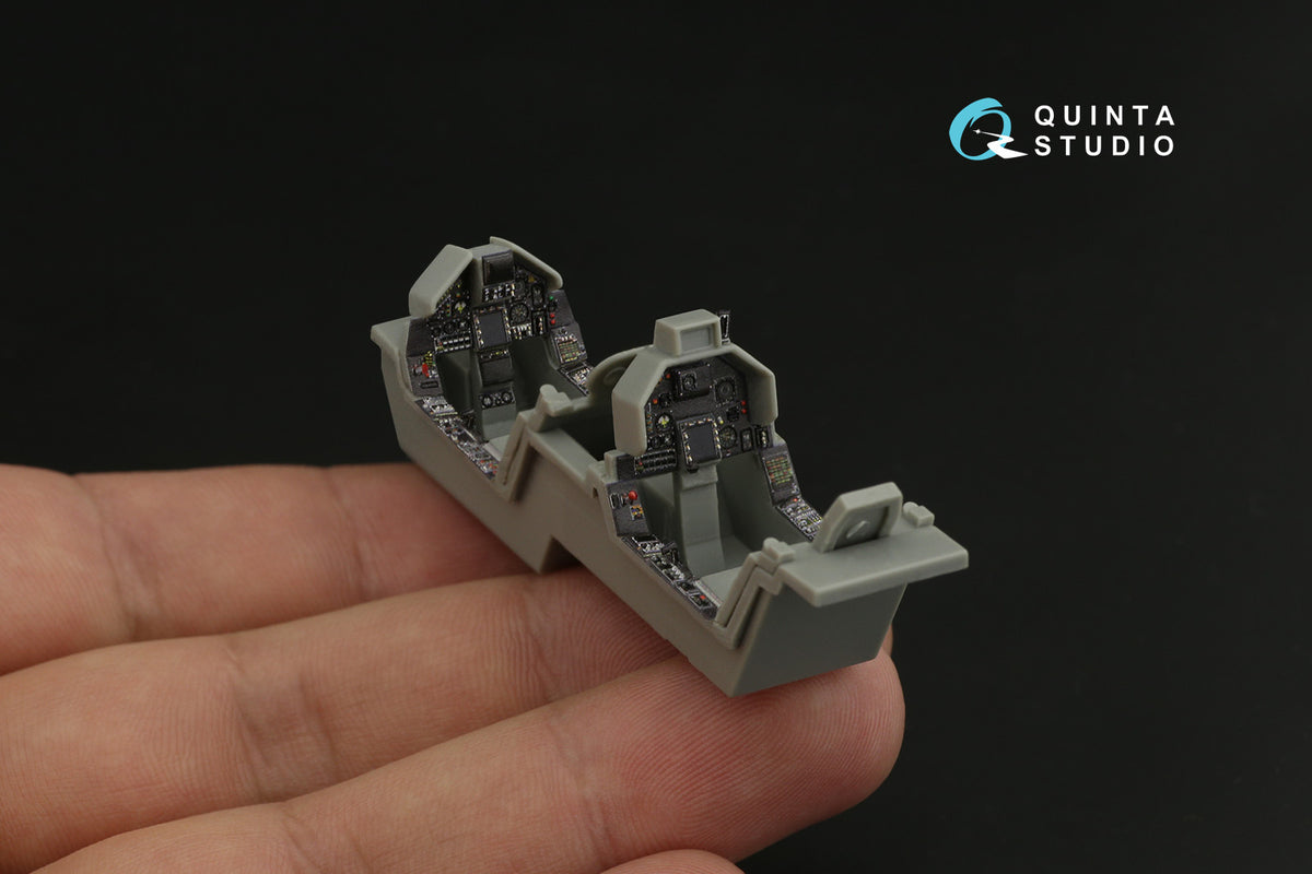 Dassault_Mirage 2000N 3D-Printed coloured Interior on decal paper (designed to be used with Kinetic Model kits)(SMALL VERSION)