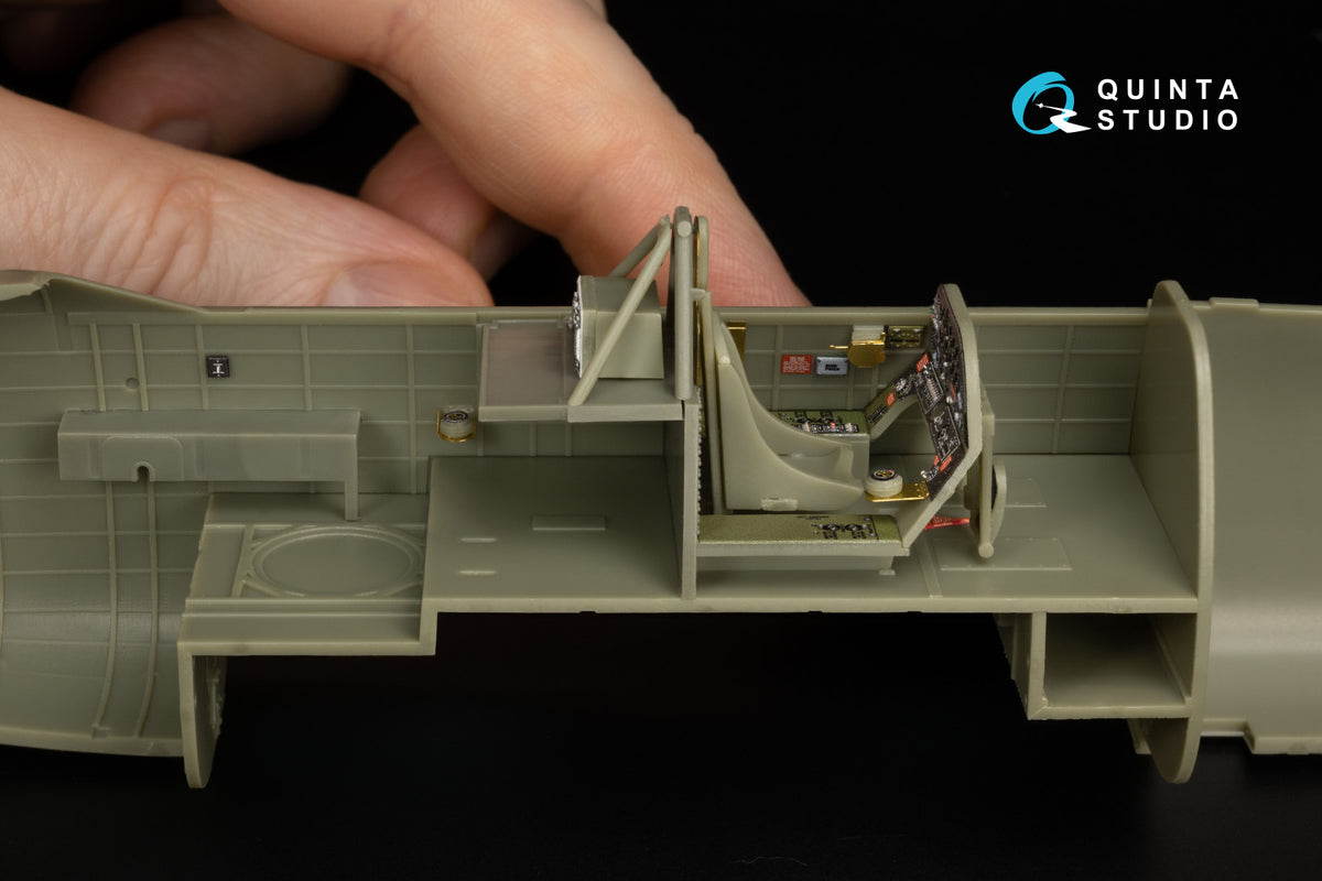 Vultee Mk.II Vengeance 3D-Printed & coloured Interior on decal paper (designed to be used with Dora Wings kits) (Small version)