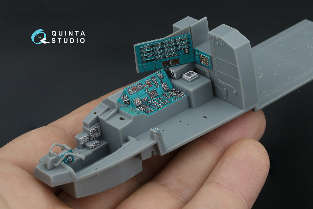 Mil Mi-24A 3D-Printed & coloured Interior on decal paper (designed to be used with Trumpeter kits) (small version)