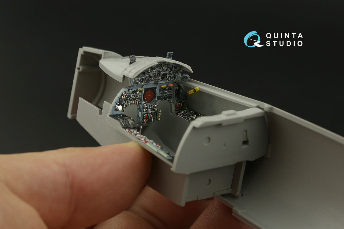 Lockheed F-104G 3D-Printed coloured Interior on decal paper (designed to be used with Italeri kits)(SMALL VERSION)