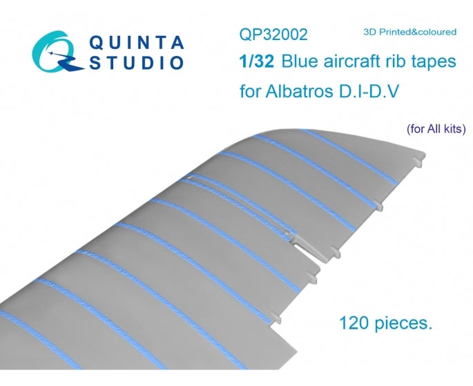 Blue rib tapes Albatros D.I-D.V (for All kit)(designed to be used with Wingnut Wings kits)