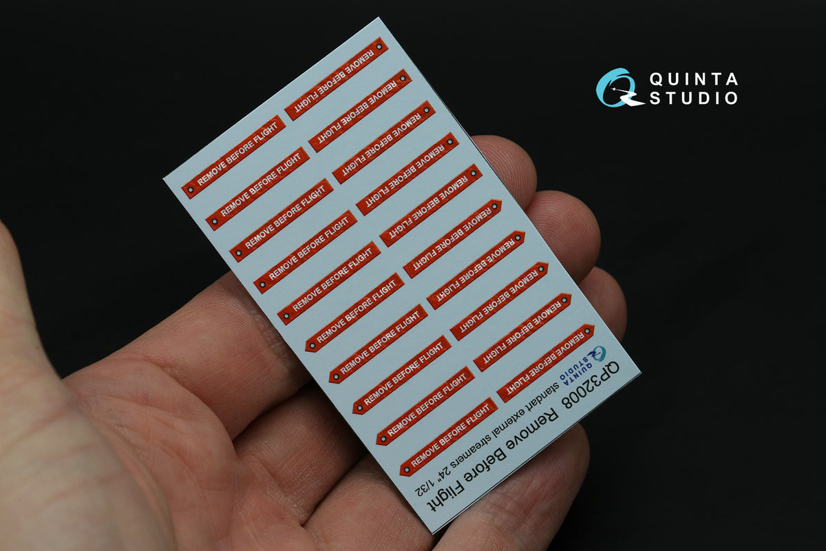 'Remove Before Flight' standard external streamer 24', 20 Pcs