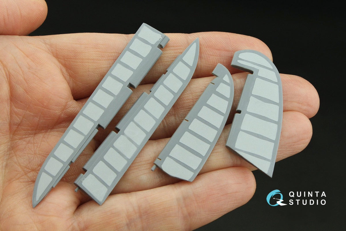 Control surface detail for Macchi C.202 Folgore (3D-Printed)(designed to be used with Italeri kits)