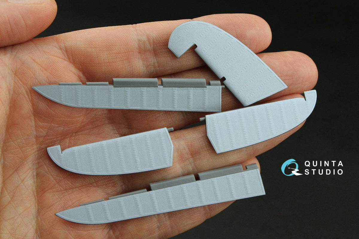 Control surface detail for Macchi C.202 Folgore (3D-Printed)(designed to be used with Italeri kits)