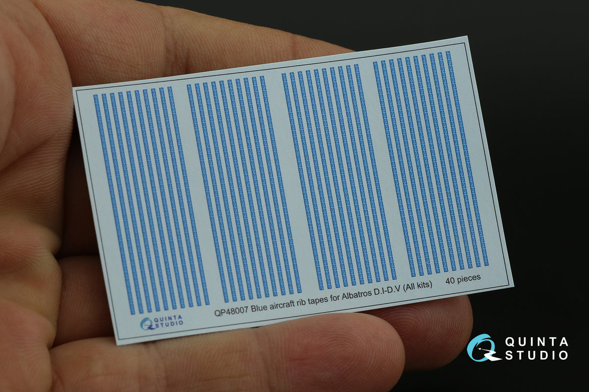 Blue rib tapes Albatros D.I/D.V (All kits) (3D-Printed)