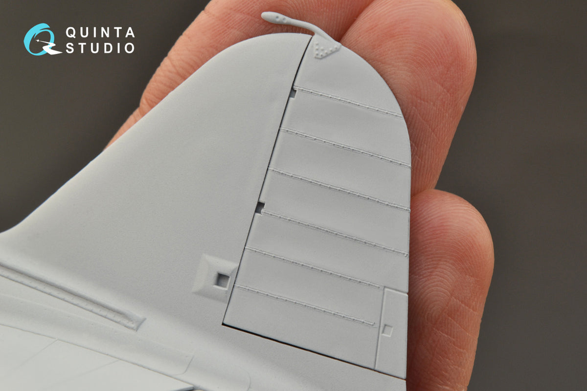 Ilyushin IL-2 rib tapes for control surfaces (All kits) (3D-Printed) (designed to be used with Accurate Miniatures and Tamiya kits)