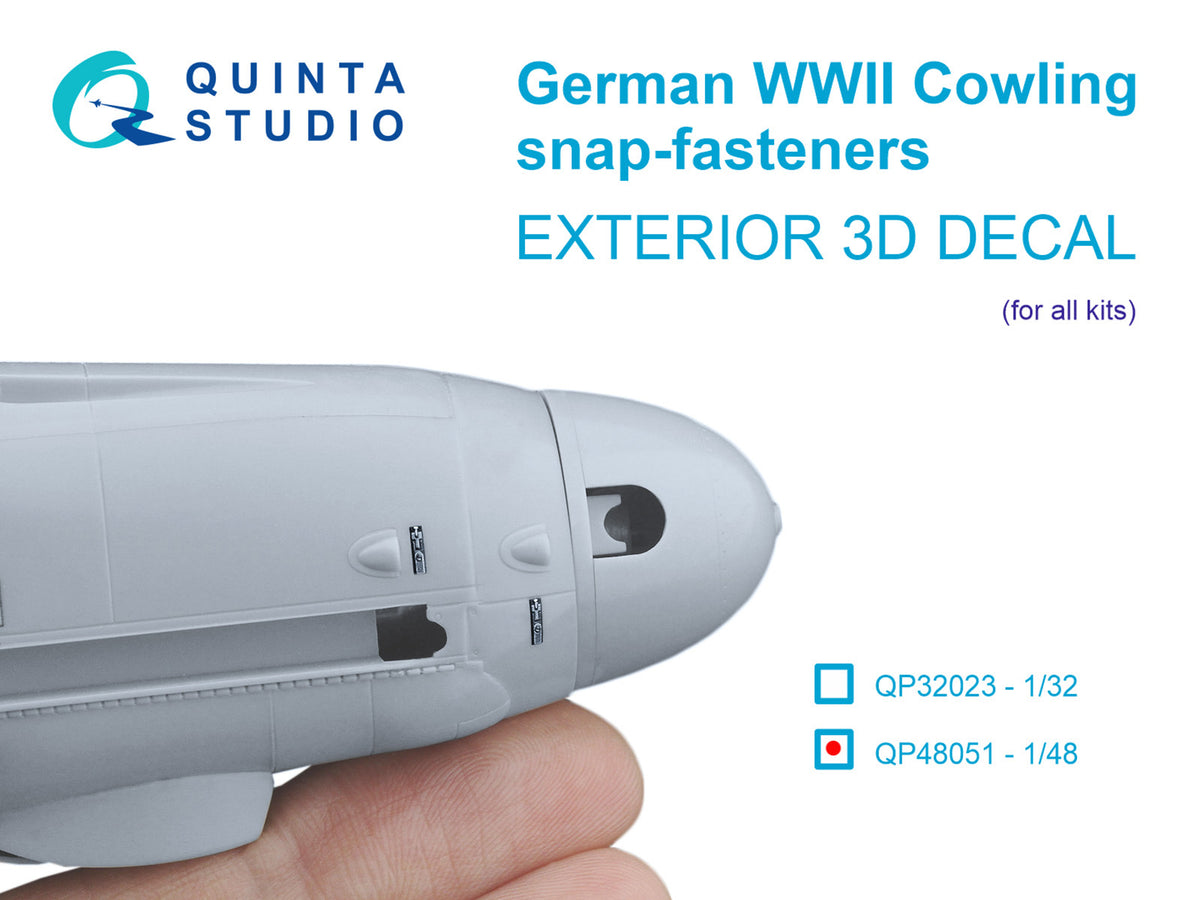 German WWII Cowling Snap-Fasteners (All kits)