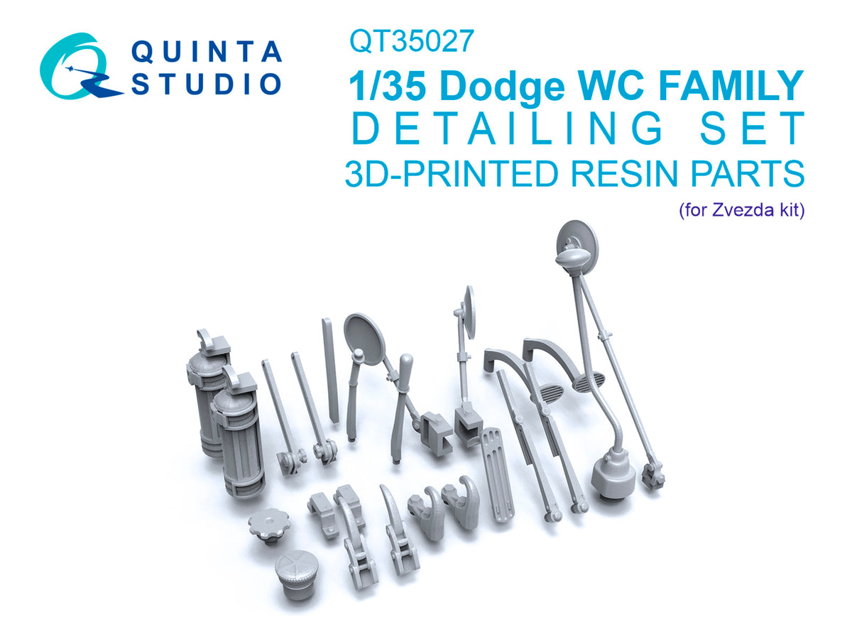 Dodge WC Family detailing set (designed to be used with Zvezda kits)