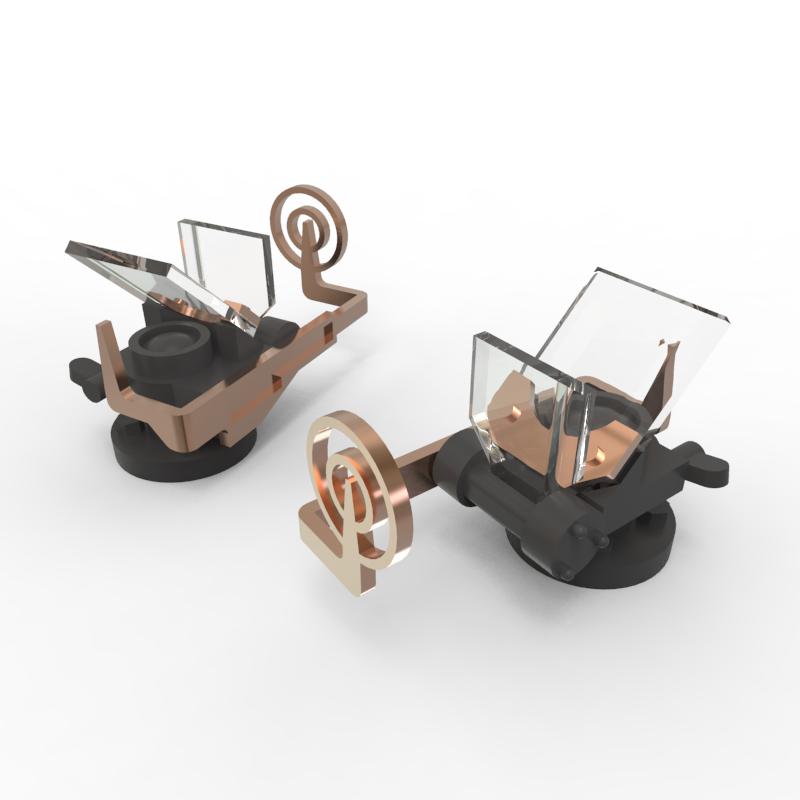 Polikarpov I-16 Detail set: Propeller hub ratchet, Venturi tube, PAK-1 gunsight, OP-1 gunsight (3D-Printed)(designed to be used with Zvezda kits)
