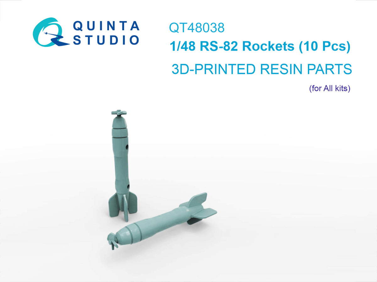 RS-82 Rockets (10 Pcs) (3D-Printed)(all kits)