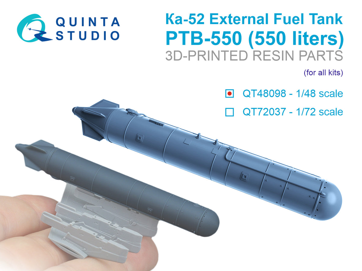 External Fuel Tank for Kamov Ka-52 PTB-550 (for all kits)
