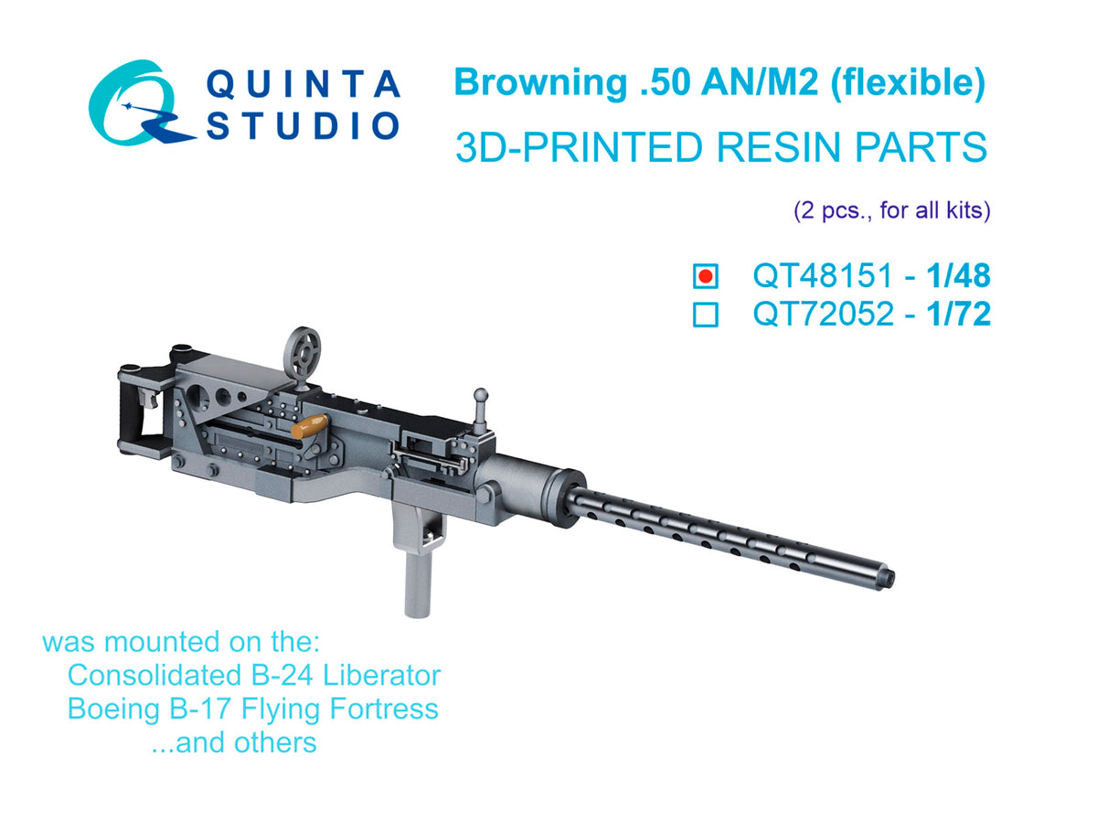 Browning .50 AN_M2 (flexible) Machine Gun, 2 pcs (for all kits)