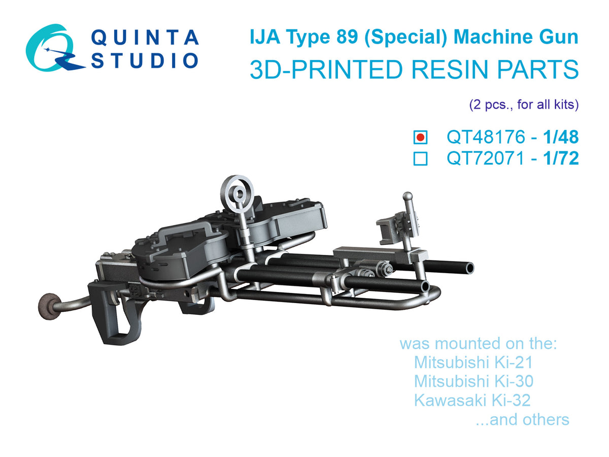 Type 89 (Special), WWII IJA Twin Machine Gun Mount, 2 pcs (for all kits)