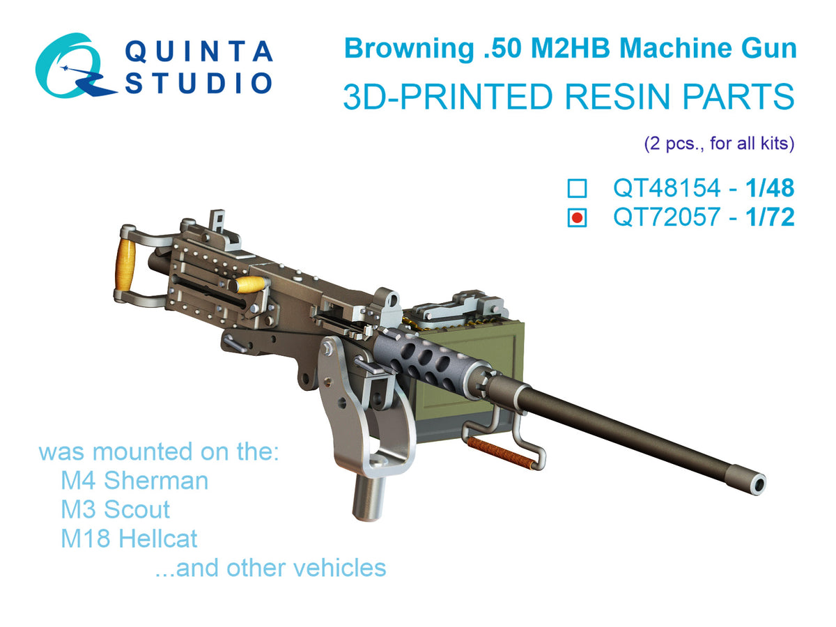 Browning .50 M2HB Machine Gun, 2 pcs (for all kits)