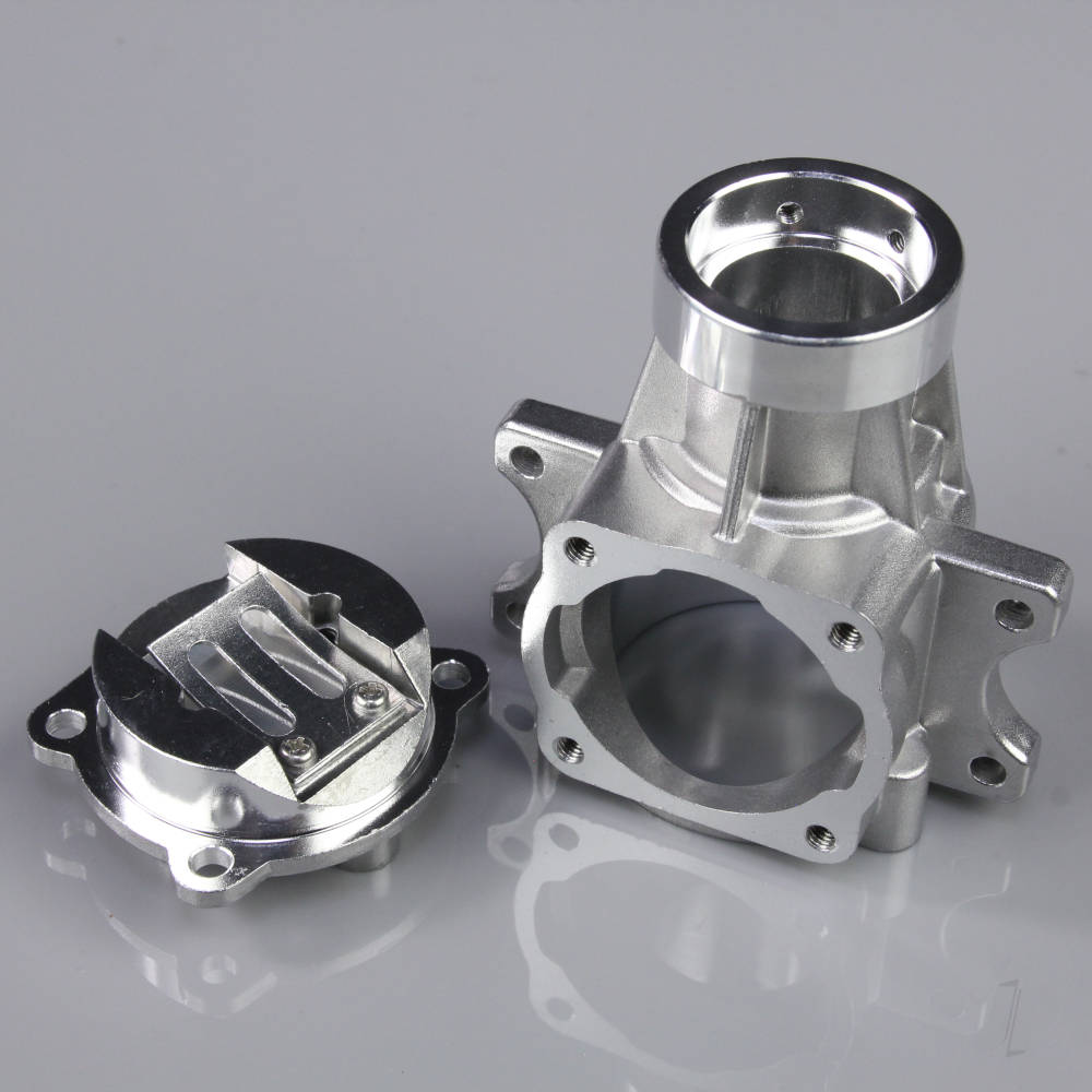 Stinger Engines Crankcase Lower and Backplate (fits 15cc RE) RCGF15-013 - RC Car Spares