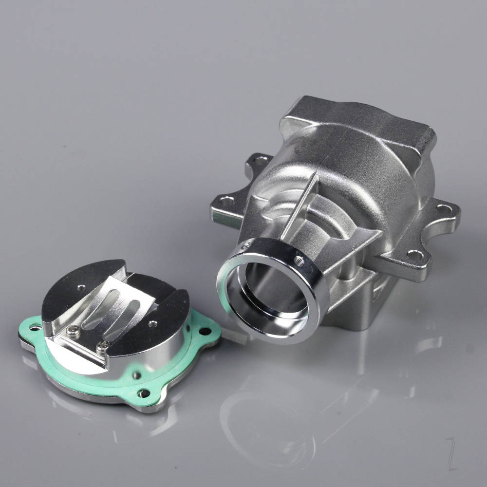 Stinger Engines Crankcase Lower and Backplate (fits 20cc SE) RCGF20-03 - RC Car Spares