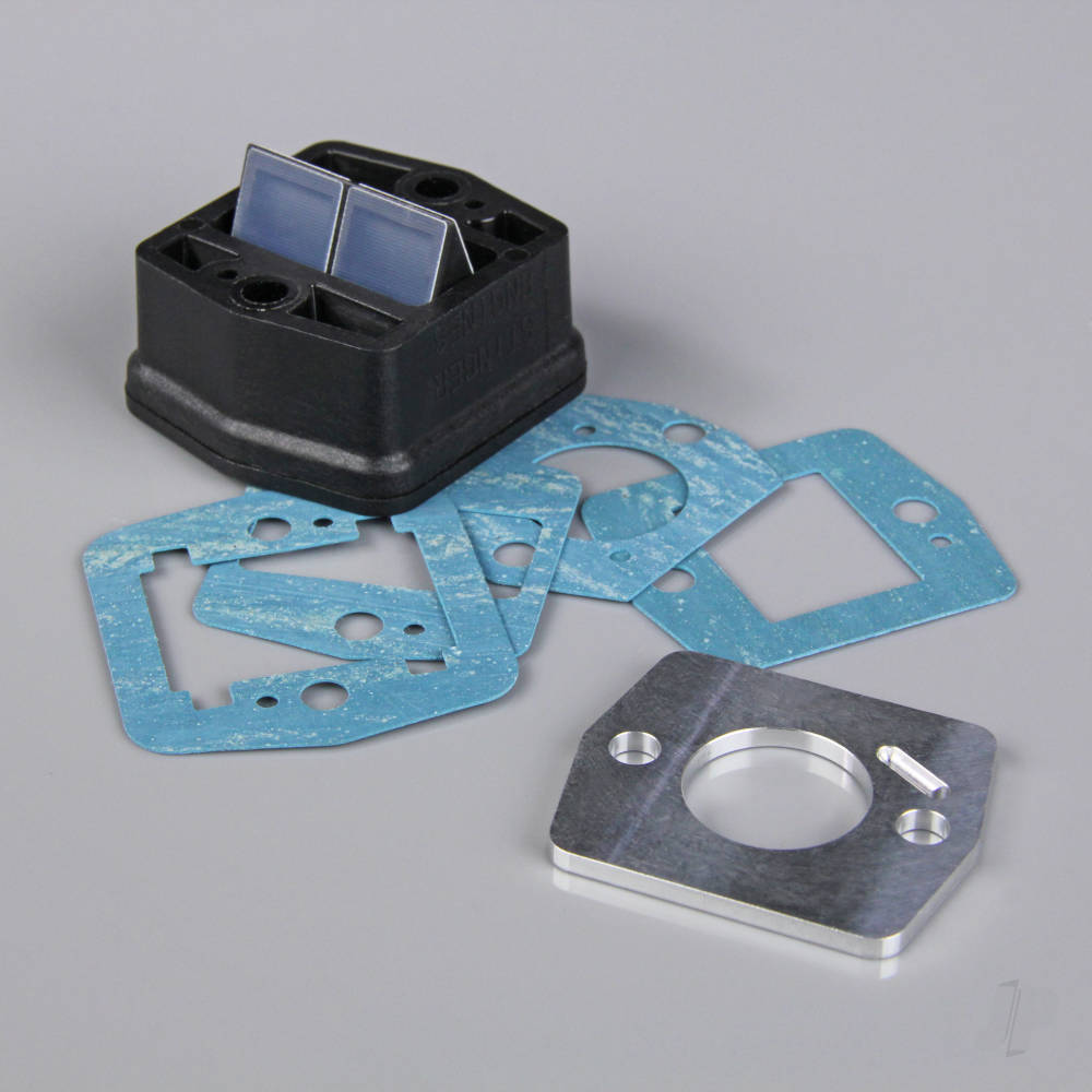 Stinger Engines Read Valve Set including Insulator / Reed Valve (fits 63cc) RCGF63-08 - RC Car Spares