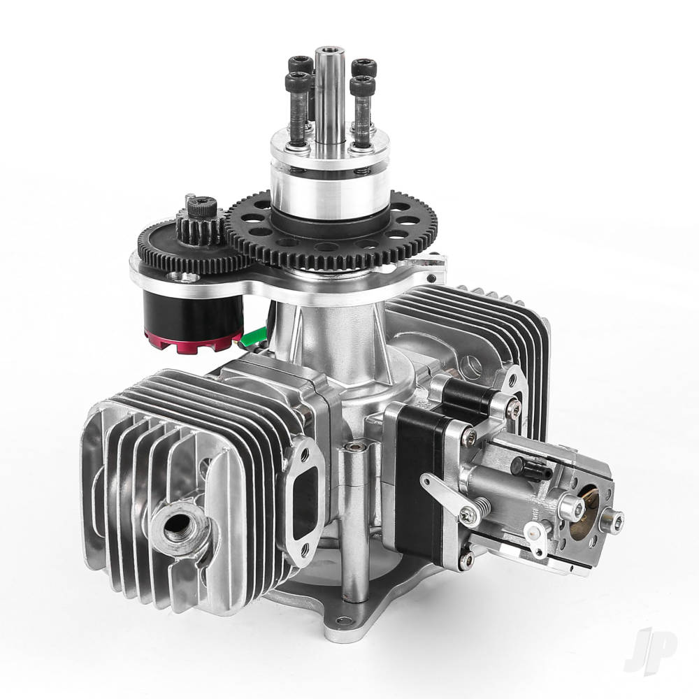 Stinger Engines 70cc Petrol 2-Stroke Twin Cylinder Engine with Electric Start (RCGF70TES)