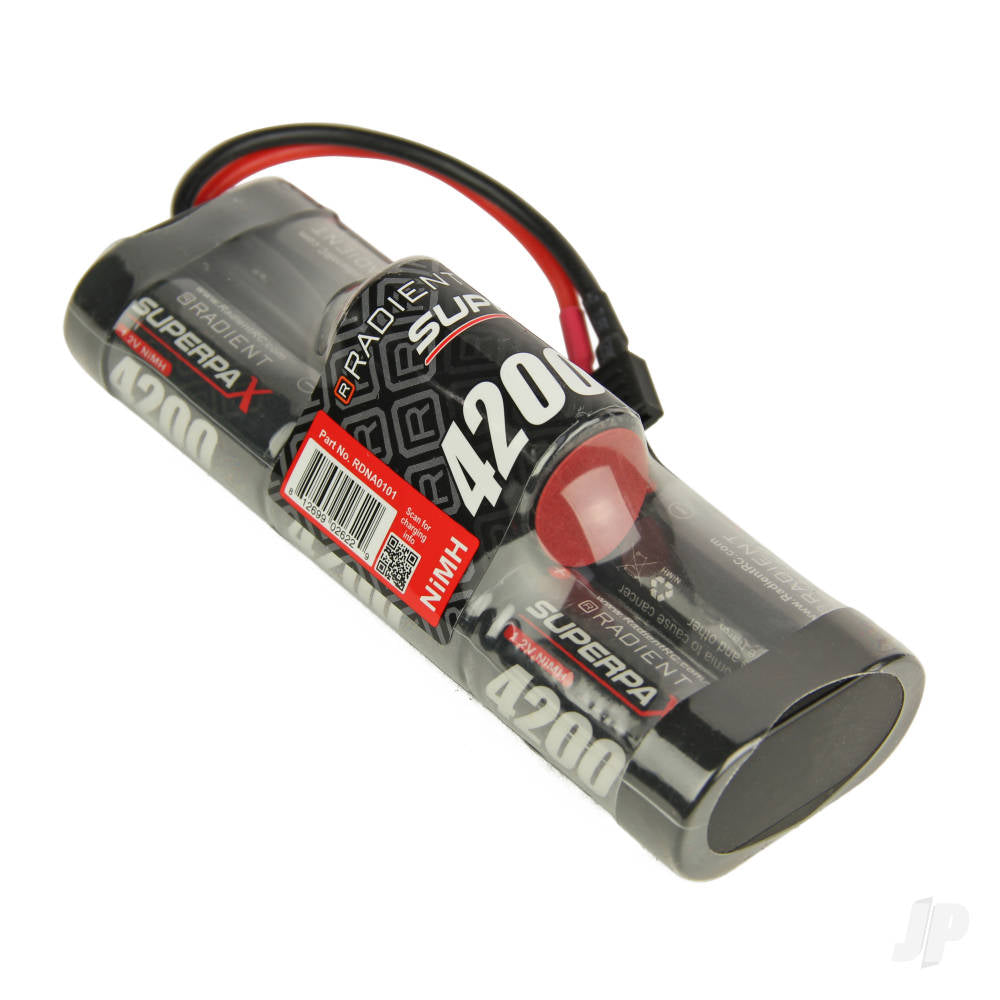 Radient NiMH 8.4V 4200mAh SC 6-1 Hump, Deans (HCT) RDNA0101