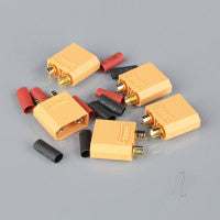 Radient XT90 Male including Heat Shrink (ESC End) (5 pcs) RDNAC010037 - RC Electronics