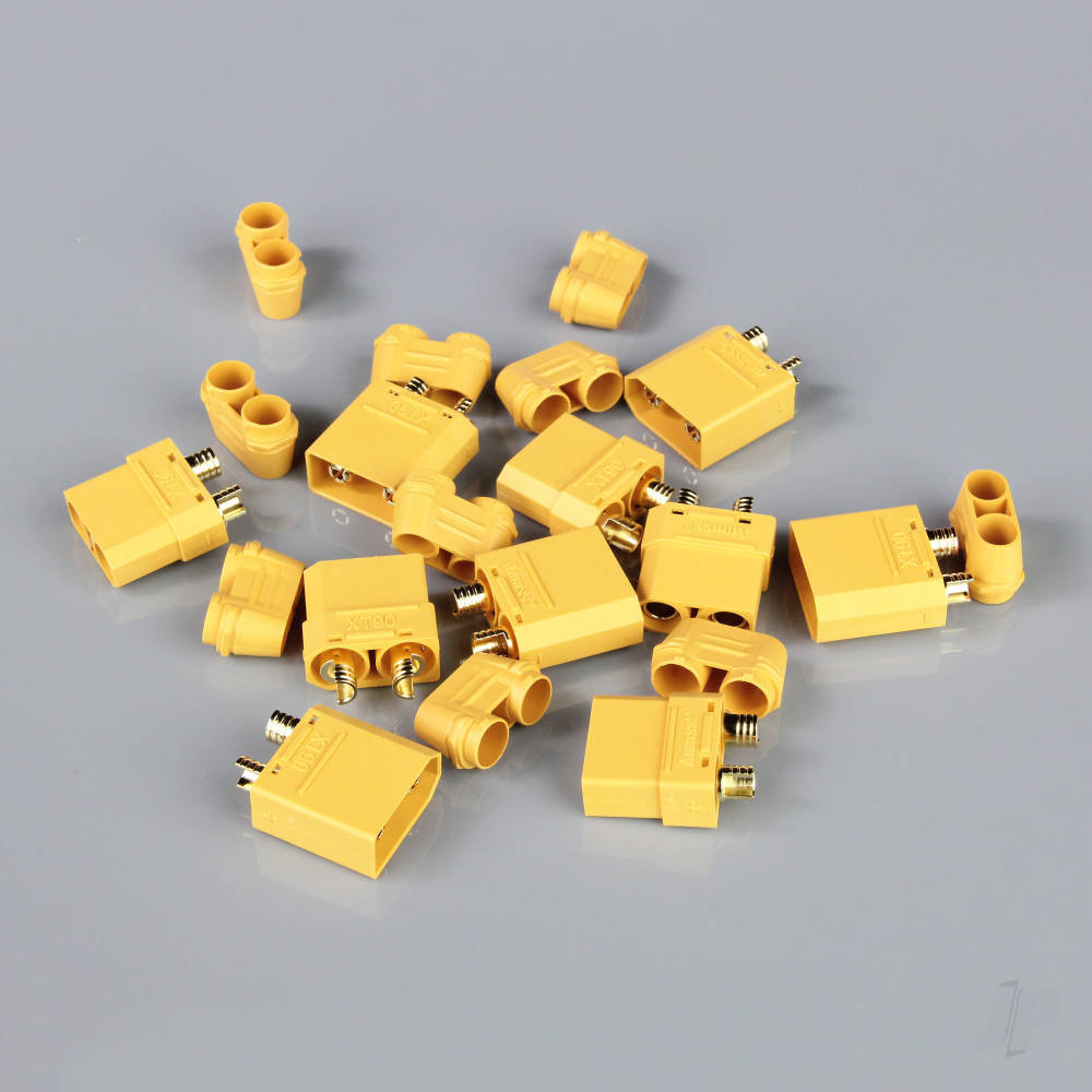 Radient Radient XT90 Pairs with Cap End (5 pcs) RDNAC010041 - RC Electronics