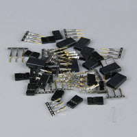 Radient Hitec / JR Connectors Pairs with Gold Pins (10 pcs) RDNAC010084 - RC Electronics