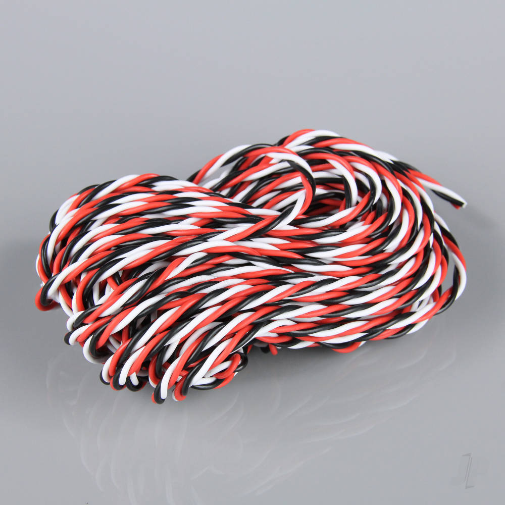 Radient Futaba HD Twisted Servo Cable (without Connector) 10m RDNAC010251 - RC Aircraft Spares